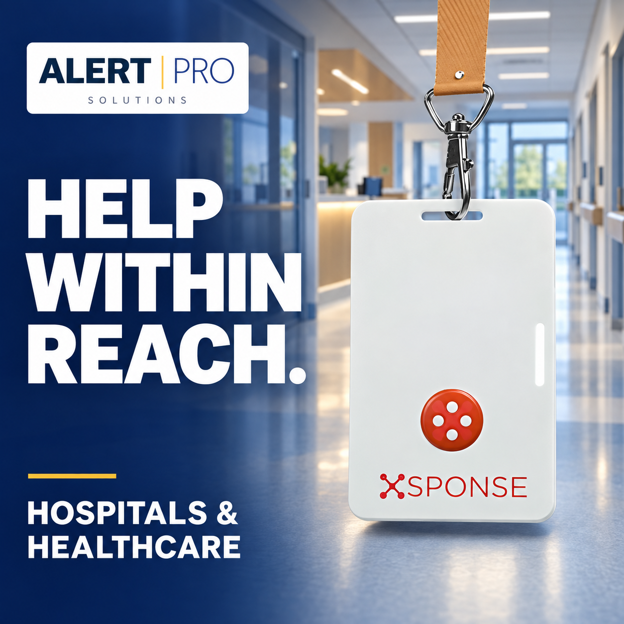 Hospitals & Healthcare — Alert Pro Solutions product concept